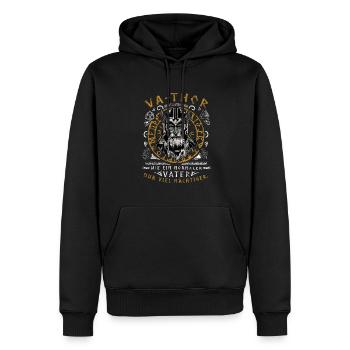 Vathor - Father's Day Father's Day Gift Viking - Men’s Premium Organic Hoodie - black - Front - Nico (187cm)