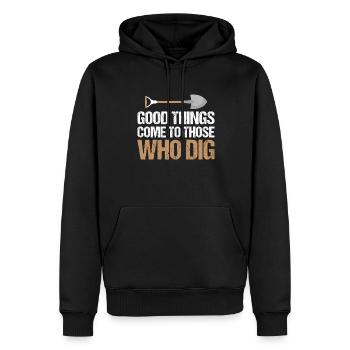 Archäologie Für Männer, Frauen, Anthropologie - Männer Premium Bio Hoodie - Schwarz - Vorne - Nico (187cm)