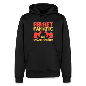 Einzigartiges Design Für Frettchenliebhaber Und - Männer Premium Bio Hoodie - Schwarz - Vorne - Nico (187cm)