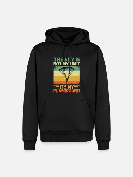 Skydiving Skydiving - Men’s Premium Organic Hoodie - black