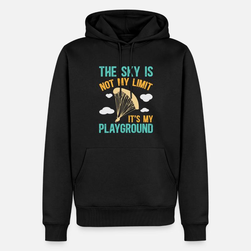 Parachutisme Parachutisme - Sweat à capuche Premium bio Homme - noir