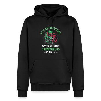 Fantastischer Tag Für Fleischfressende Pflanzen - Männer Premium Bio Hoodie - Schwarz - Vorne - Nico (187cm)