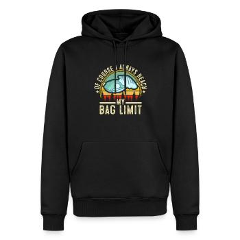 Shell Digger Enthusiast Design For - Men’s Premium Organic Hoodie - black - Front - Nico (187cm)
