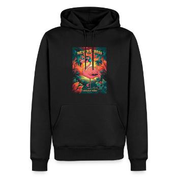 Design Chillout Vibes : décontracté et élégant - Sweat à capuche Premium bio Homme - noir - Devant - Nico (187cm)