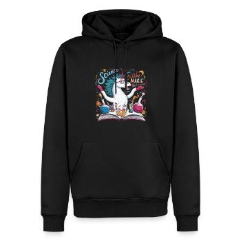 It's Like Magic But Real - Männer Premium Bio Hoodie - Schwarz - Vorne - Nico (187cm)
