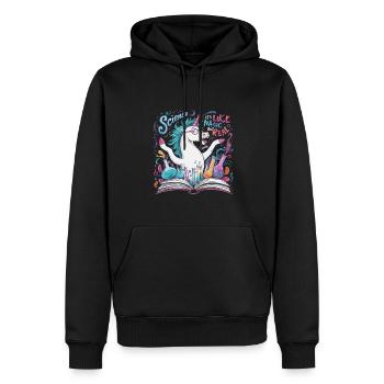 It's Like Magic But Real - Männer Premium Bio Hoodie - Schwarz - Vorne - Nico (187cm)