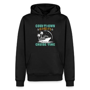 Kreuzfahrt mit der Familie Kreuzfahrtschiff - Männer Premium Bio Hoodie - Schwarz - Vorne - Nico (187cm)