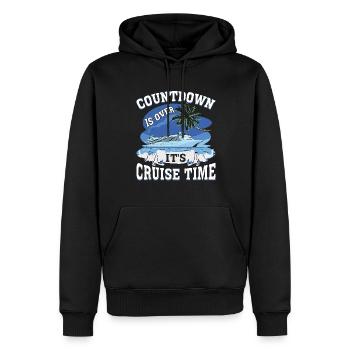 Kreuzfahrt mit der Familie Kreuzfahrtschiff - Männer Premium Bio Hoodie - Schwarz - Vorne - Nico (187cm)