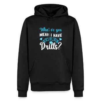 Diamanten Malerei für Kunst Liebhaber - Männer Premium Bio Hoodie - Schwarz - Vorne - Nico (187cm)