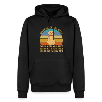 Conception de propriétaire de chien Labrador pour les amoureux des chiens - Sweat à capuche Premium bio Homme - noir - Devant - Nico (187cm)