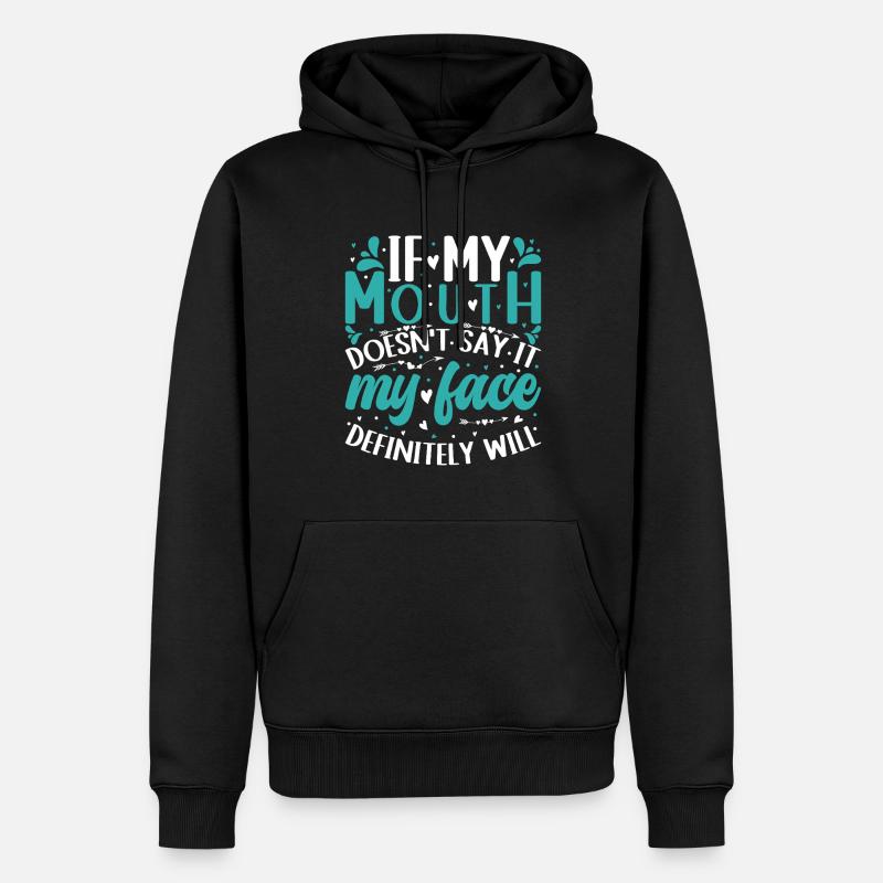 Présenter - Sweat à capuche Premium bio Homme - noir