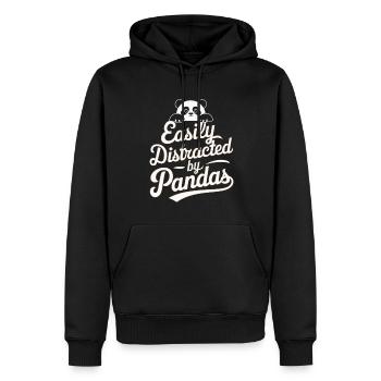 Border Collies Propriétaires de chiens Amoureux des chiens - Sweat à capuche Premium bio Homme - noir - Devant - Nico (187cm)