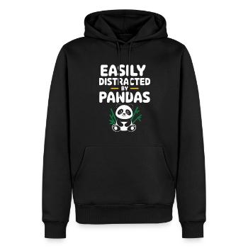 Border Collies Propriétaires de chiens Amoureux des chiens - Sweat à capuche Premium bio Homme - noir - Devant - Nico (187cm)