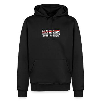 IT Cyber Security Experte Nerd Hacking - Männer Premium Bio Hoodie - Schwarz - Vorne - Nico (187cm)
