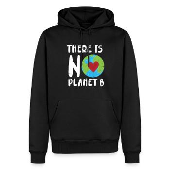 Il n’y a pas de Conception Planet-b pour le changement climatique - Sweat à capuche Premium bio Homme - noir - Devant - Nico (187cm)