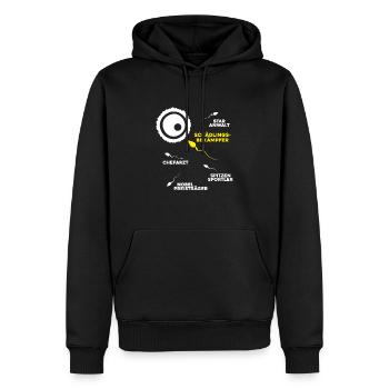 Schädlingsbekämpfer Kammerjäger Exterminator - Männer Premium Bio Hoodie - Schwarz - Vorne - Nico (187cm)