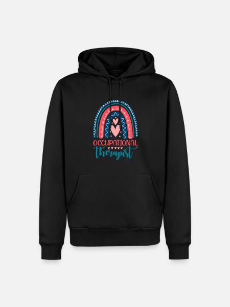 Ergotherapeut-design Für Therapiearbeiter - Männer Premium Bio Hoodie - Schwarz