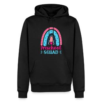 Preschool-kader-design For preschool-kader-team - Men’s Premium Organic Hoodie - black - Front - Nico (187cm)