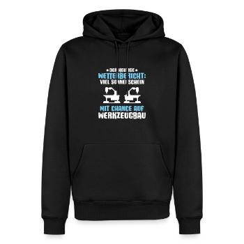 Werkzeugmechaniker Werkzeugmacher Tool & Die Maker - Männer Premium Bio Hoodie - Schwarz - Vorne - Nico (187cm)