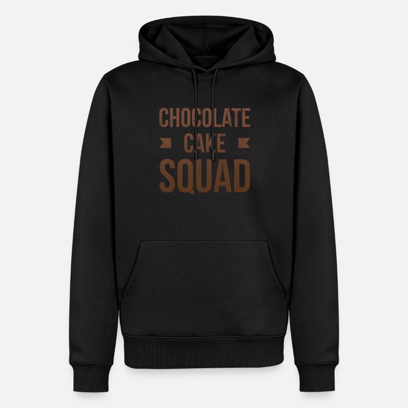 Schokoladenkuchen-trupp Für Bäcker- Oder Backfans - Männer Premium Bio Hoodie - Schwarz