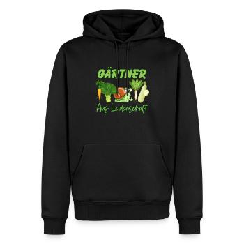Gärtner aus Leidenschaft Gärtner Geschenk Lustig - Männer Premium Bio Hoodie - Schwarz - Vorne - Nico (187cm)