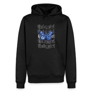 Occult Goth Gothique Punk Grunge - Sweat à capuche Premium bio Homme - noir - Devant - Nico (187cm)