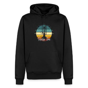 Shisha Time Shisha Geschenk für Shisha Liebhaber - Männer Premium Bio Hoodie - Schwarz - Vorne - Nico (187cm)