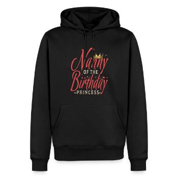 Kindermädchen Der Geburtstagsprinzessin Für - Männer Premium Bio Hoodie - Schwarz - Vorne - Nico (187cm)