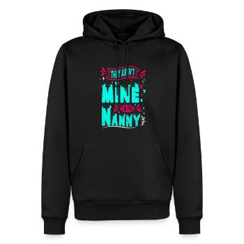 Sie Gehören Nicht Mir, Ich Bin Das Kindermädchen - Männer Premium Bio Hoodie - Schwarz - Vorne - Nico (187cm)
