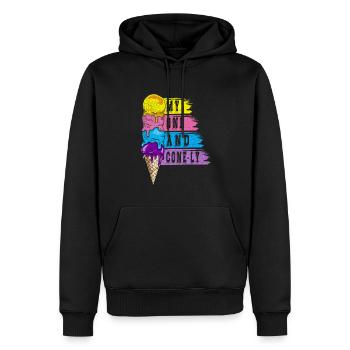 My One And Cone-ly Für Gefrorenen Süßen Fan - Männer Premium Bio Hoodie - Schwarz - Vorne - Nico (187cm)