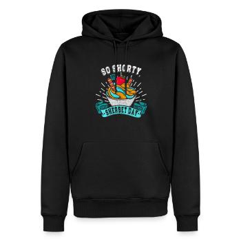 So Shorty, It Is Sorbet-tag Pour les fans de Frozen - Sweat à capuche Premium bio Homme - noir - Devant - Nico (187cm)