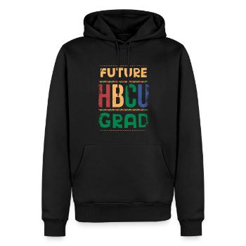 Futur diplômé Hbcu Pour Fier - Sweat à capuche Premium bio Homme - noir - Devant - Nico (187cm)