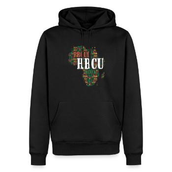 Stolzes Hbcu-schwarzes Für Stolzen Afroamerikaner - Männer Premium Bio Hoodie - Schwarz - Vorne - Nico (187cm)