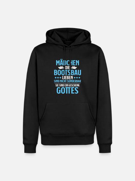Bootsbauer Bootsbau Schiffbauer Schiffbau Boote - Männer Premium Bio Hoodie - Schwarz