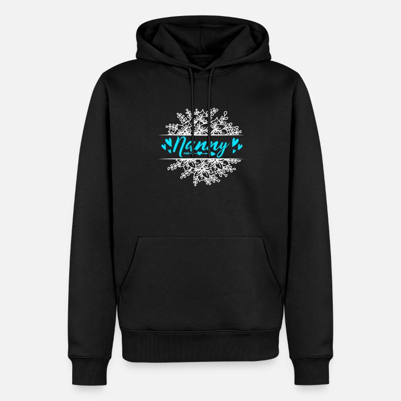 Nounou pour grand-mère grand-mère - Sweat à capuche Premium bio Homme - noir