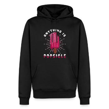 Alles Ist Eis Am Stiel Für Gefrorene Süße Fans - Männer Premium Bio Hoodie - Schwarz - Vorne - Nico (187cm)