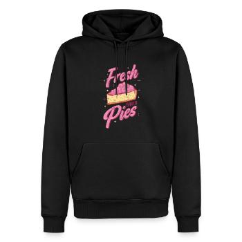 Freshly baked cakes for bakers or baking fans - Men’s Premium Organic Hoodie - black - Front - Nico (187cm)