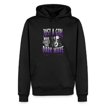 Occult Goth Gothic Punk Grunge - Men’s Premium Organic Hoodie - black - Front - Nico (187cm)