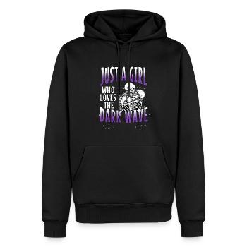 Occult Goth Gothic Punk Grunge - Men’s Premium Organic Hoodie - black - Front - Nico (187cm)