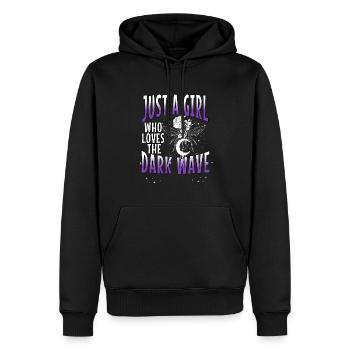 Occult Goth Gothic Punk Grunge - Men’s Premium Organic Hoodie - black - Front - Nico (187cm)