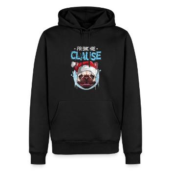 conception d’animaux de compagnie - Sweat à capuche Premium bio Homme - noir - Devant - Nico (187cm)