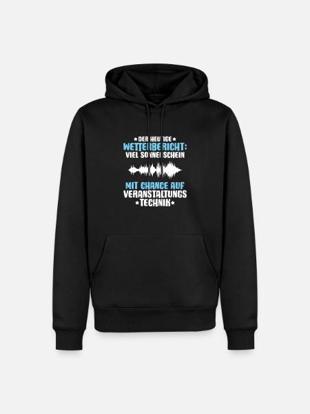 Veranstaltungstechniker Event Technician - Männer Premium Bio Hoodie - Schwarz