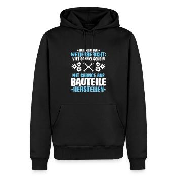 Verfahrensmechaniker Verfahrensmechanikerin - Männer Premium Bio Hoodie - Schwarz - Vorne - Nico (187cm)