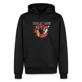 Bowl Design Bowling Player Sport Für Bowler - Männer Premium Bio Hoodie - Schwarz - Vorne - Nico (187cm)