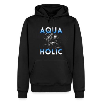 Apnea Diver Apnéiste Scuba Diver - Sweat à capuche Premium bio Homme - noir - Devant - Nico (187cm)