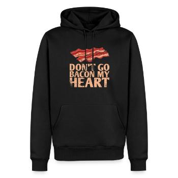 Don’t Go Bacon My Heart Marriage Design Pour Le - Sweat à capuche Premium bio Homme - noir - Devant - Nico (187cm)