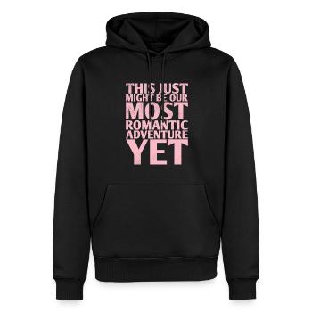 This Could Be Our Most Romantic Bride - Men’s Premium Organic Hoodie - black - Front - Nico (187cm)
