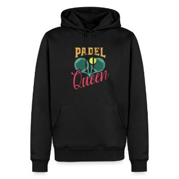 Padel Queen Padelschläger Ball Design Für Padel - Männer Premium Bio Hoodie - Schwarz - Vorne - Nico (187cm)