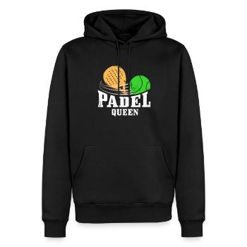 Padel Queen Padelschläger Ball Design Für Padel - Männer Premium Bio Hoodie - Schwarz - Vorne - Nico (187cm)