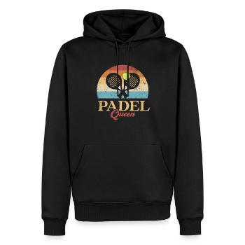 Padel Queen Padelschläger Ball Design Für Padel - Männer Premium Bio Hoodie - Schwarz - Vorne - Nico (187cm)